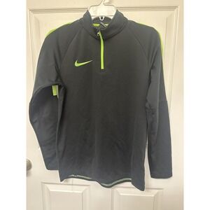 Nike Stock Dri-FIT Strike 23 1/4 Zip Soccer Drill Top Men's Small Black Athletic